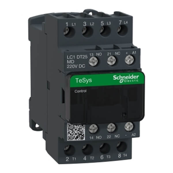 LC1DT25MD-contacteur-schneider-4-poles-220VCC-25A